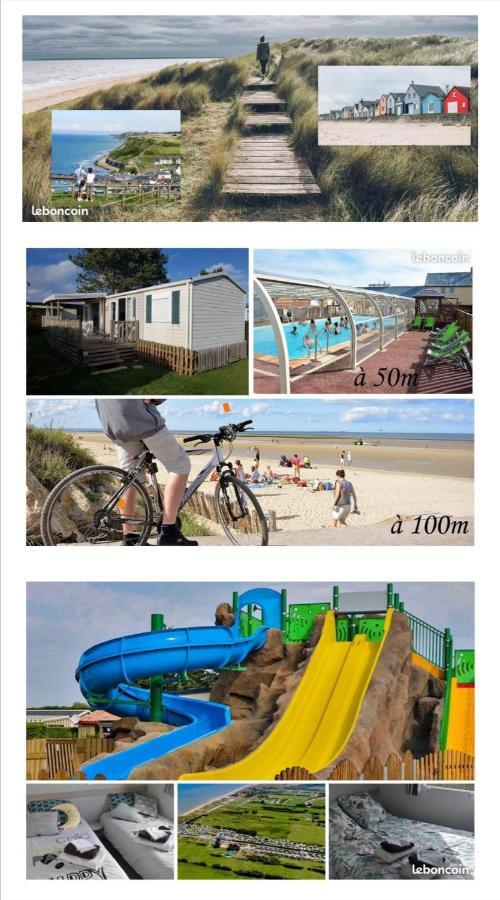Mobile-Home 100M Plage Utah Mme Surget Sainte-Marie-du-Mont  Ngoại thất bức ảnh